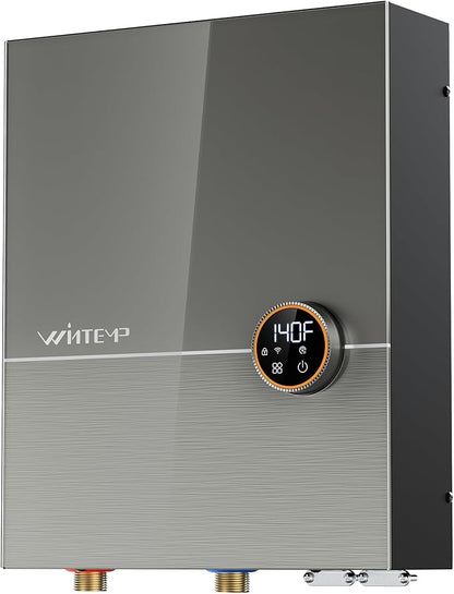 18kW Tankless Water Heater Electric 240V, On Demand Hot Water, Automatically Maintains Water Temperature, Up to 4.3 GPM, WiFi Control, ETL Eertified, Eco, WM18V Plus