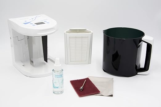 | 3 in 1 Water Ionizer | Alkaline Water Machine | Colloidal Silver Generator Kit | Alkaline Pitcher: PH 2.4-11, up to -1000mV ORP | Colloidal: 0-20 PPM, Silver Rods 9999 Pure | Acidic Water
