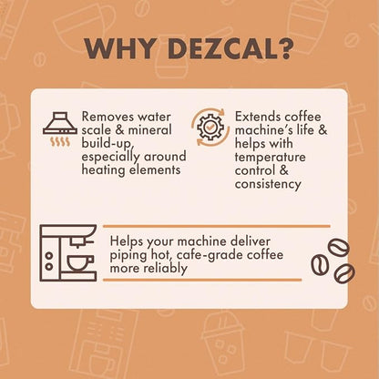 Urnex Liquid Dezcal Activated Descaling Solution - 33.6 Ounce (8 Uses) - For Use With Keurig 1.0/2.0, Home Coffee and Espresso Machines, Kettles, Garment Steamers