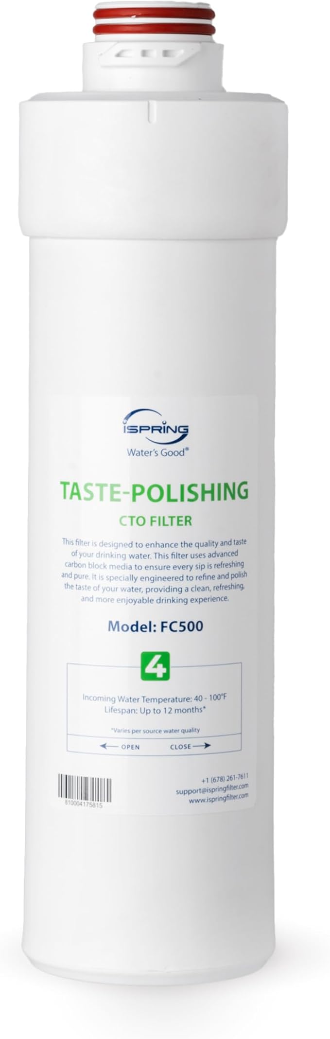 iSpring F4RO5004F 1-Year Replacement Filter Pack for RO5004F Tankless Reverse Osmosis System