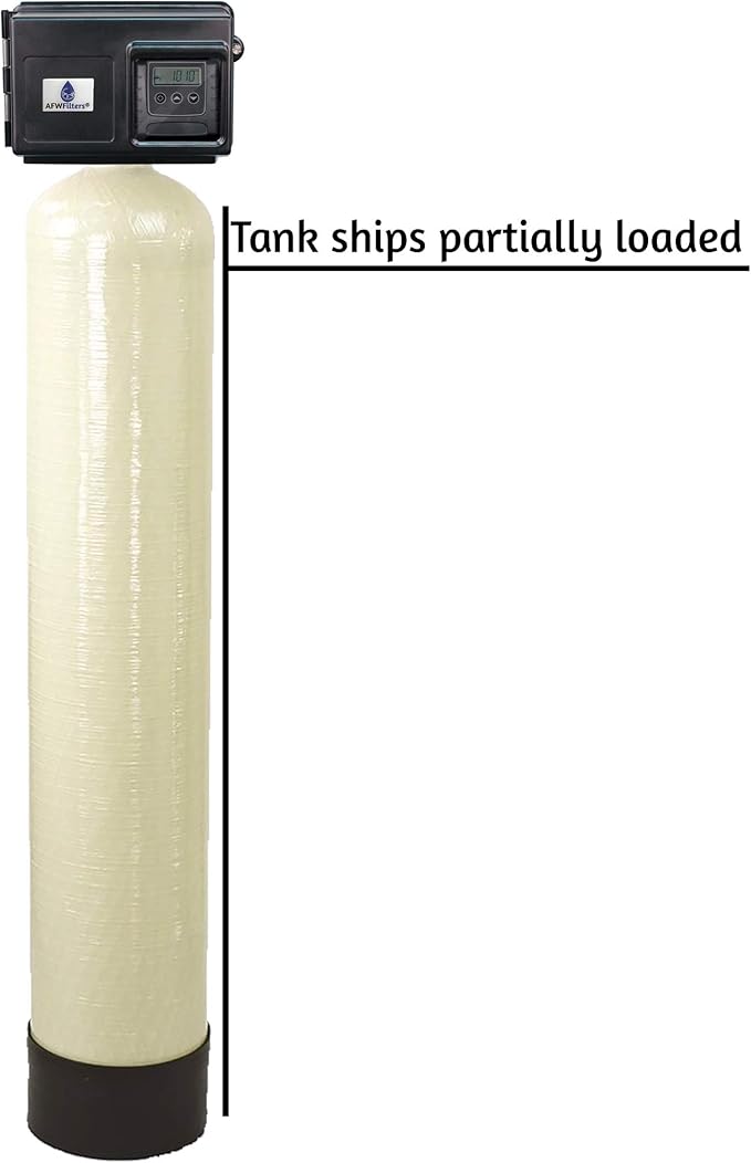 AFWFilters Filox 10 Iron, Sulfur, & Manganese Removal Water Filter with Fleck DIGITAL 2510SXT - 1.0 cu. ft.