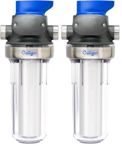 Culligan WH-S200-C Whole-House Sediment Water Filtration System, Clear (Pack of 2)