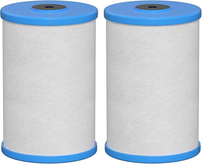 HG-CB6 CB6 Carbon Block Water Filter Replacement Compatible with Hydronix HG-CB6 Hydro Guard Filter and MP and MPC System 0.5 μ, 4.5" D x 6.5" H 2 Packs
