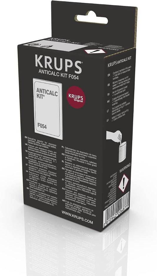 KRUPS F054 Descaling Powder for Kettles Coffee and Espresso Makers Fully Auto Machines EA8442 And EA8250