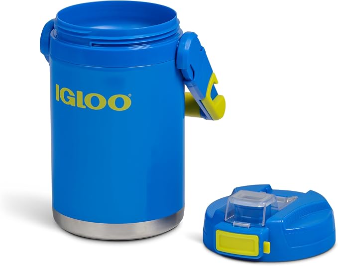 Igloo Rival Fusion 54 Oz Stainless Steel Sport Bottle | Insulated Water Jug | Sneaky Blue