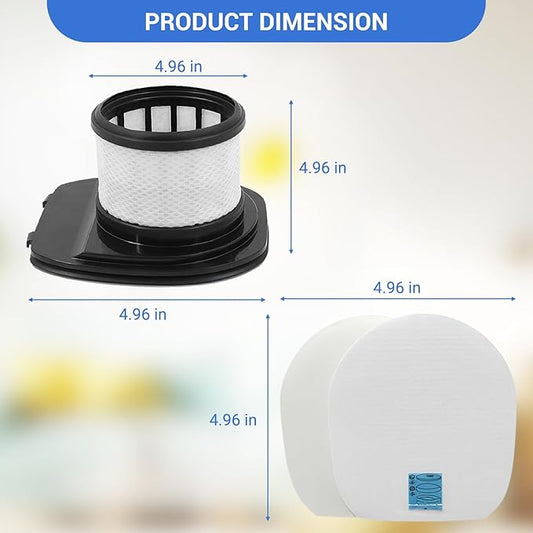IX141 Replacement Filters for Shark Rocket Pet Pro IX141 IX140 IZ140 IX142 IZ140C IZ142 UZ145 IZ141C IX141H WZ140 Stick Vacuum, Part 616FJ140 & 617FJ140, 1 Hepa + 3 Pack Foam& Felt Filter Kit