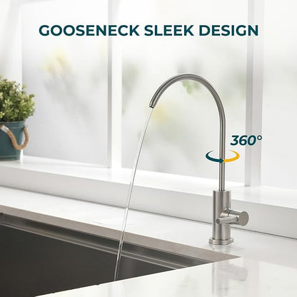 Hiqufet Touchless Kitchen Faucet RV Bathroom Faucets for Pot Filler, Farmhouse Laundry Room Camper Bar Sink Faucet
