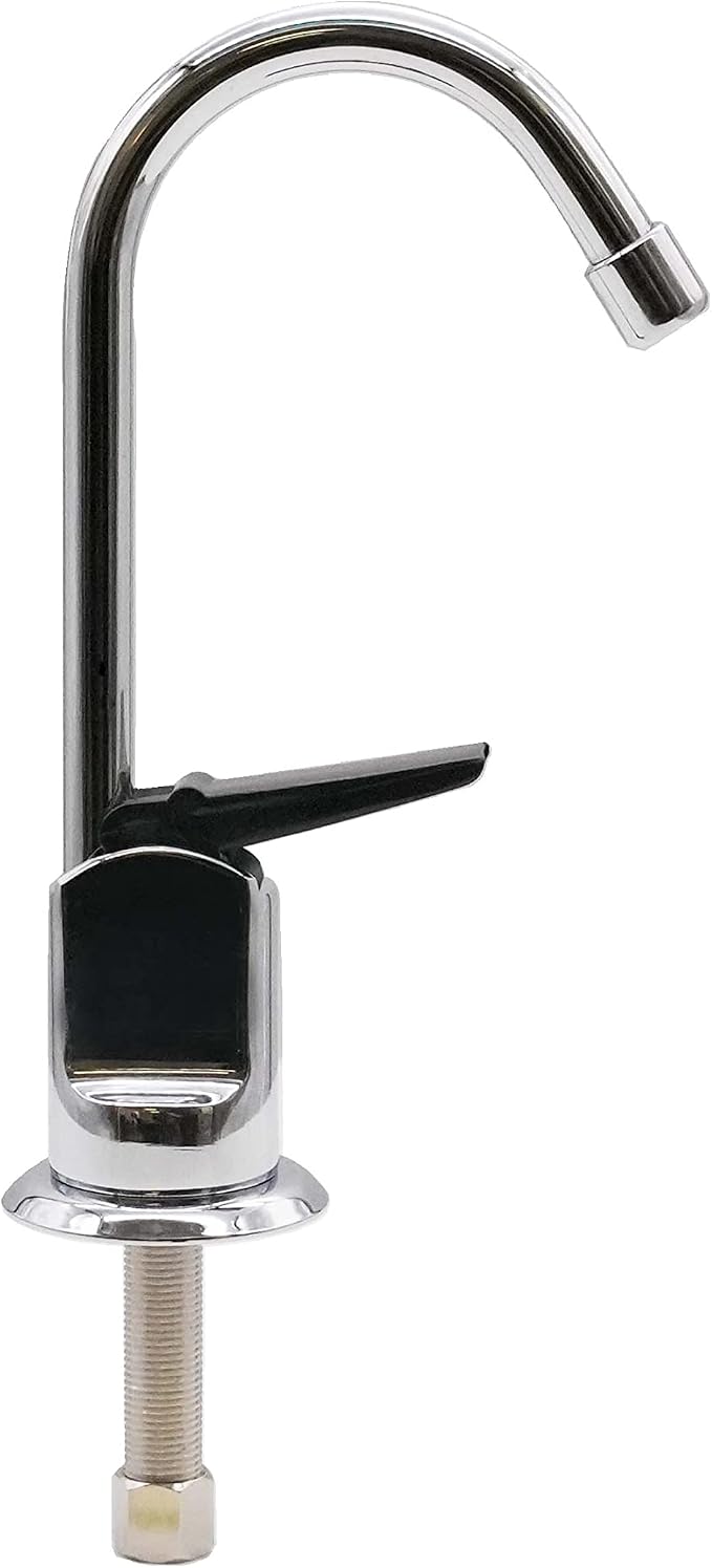 Westbrass R203-NL-26 6" Touch-Flo Style Pure Water Dispenser Faucet, Polished Chroe