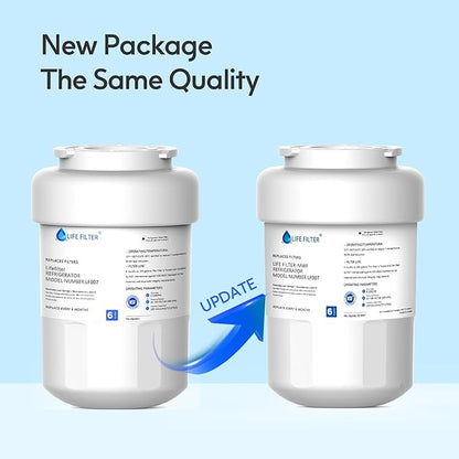 Lifefilter Replacement for MWF Refrigerator Water Filters, MWFP, HDX FMG-1, MWFA, GWF, WFC1201, RWF1060, 197D6321P006, 9991, 3 Pack