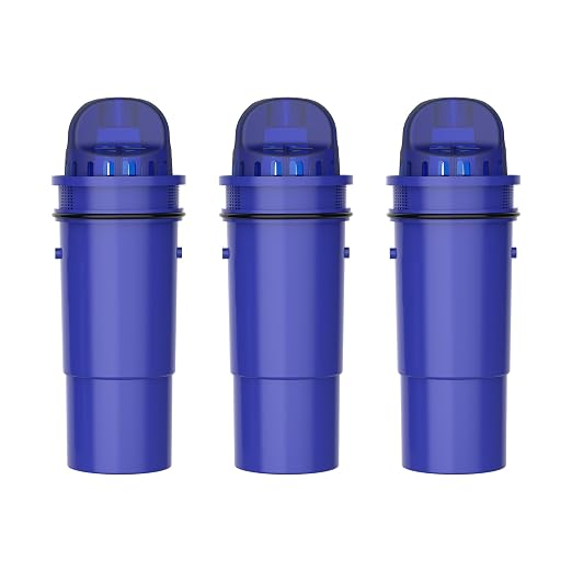 Overbest 7010 Filter Replacement for Pur®, Pur® Plus Water Filter Pitchers and Dispensers, CRF950Z, PPF951K, PPF900Z Water Filter, NSF Certified Pitcher Water Filter, 3 Pack