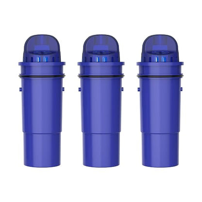Overbest 7010 Filter Replacement for Pur®, Pur® Plus Water Filter Pitchers and Dispensers, CRF950Z, PPF951K, PPF900Z Water Filter, NSF Certified Pitcher Water Filter, 3 Pack