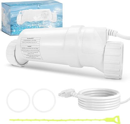 T-15 Salt Cell Replacement Compatible with Hayward AquaRite, AquaTrol, Pro Logic, Fit for W3T-CELL-15 BLT15H, Up to 40K Gallon Turbo Chlorine Generator