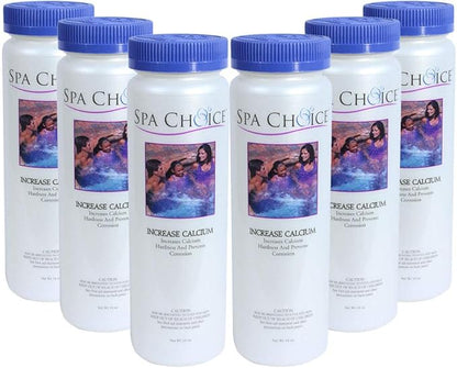 SpaChoice 14-Ounces 6-Pack Premium Increase Calcium, Calcium Hardness Increaser Hot Tub, Made in USA