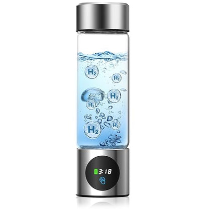 Hydrogen Water Bottle Generator, Portable Rechargeable aquahealth Hydrogen Water, Hydrogen Water Ionizer Machine, with SPE/PEM Technology, for Home Office Travel Fitness Drinking