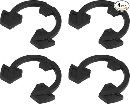 1" Water Softener Clips 7337589 Fit for GE/Kenmore Eco-Pure Eco-Water Sears North Star Water Softener, Replacement Kit 7089306 (4/pack)