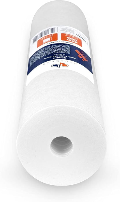 Aquaboon 5 Micron 20 x 4.5 Whole House Sediment Filter Cartridge 20 inch Water Filter Replacement Compatible with DGD-5005-20, FP25B, AP810-2, 6-Pack