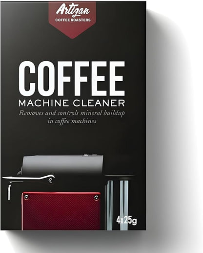 Descaling Cleaning Solution for all Coffee and Espresso Machines - ORMRI Certified for Organic Use (4 Single Use Packets)