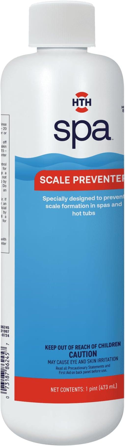 HTH Spa 86245 Scale Preventer for Spas & Hot Tubs, 16oz