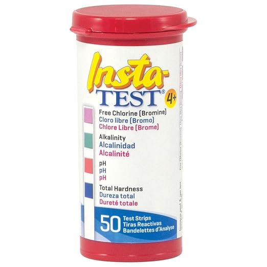 LaMotte Insta-Test 4 Plus, Free Chlorine, Bromine, Alkalinity, pH, Total Hardness Testing