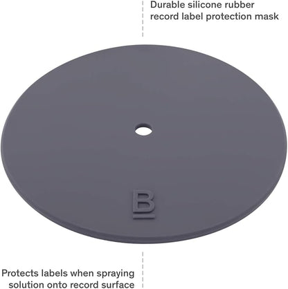 Boundless Audio Record Cleaning Solution - 6.75oz Vinyl Cleaner Fluid, Vinyl Cleaner Cloth & Record Label Protector