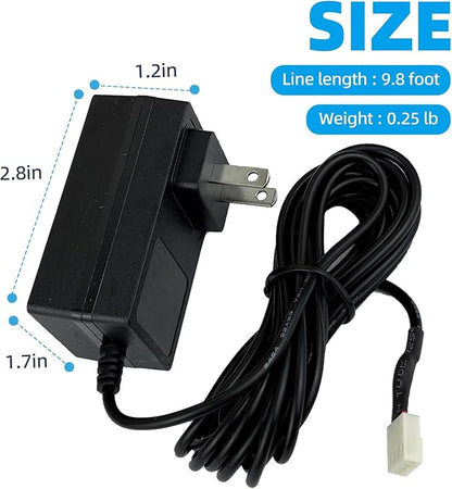 Water Softener Power Supply Transformer, 15V DC Adapter, Compatible with V3186-06 Valves Fits for Water Softener Valves Produced in 2017 or Later Power Supply Cord
