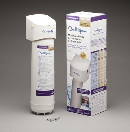 Culligan IC 4 EZ-Change Inline Icemaker and Refrigerator Filtration System, 4 Count (Pack of 1), White
