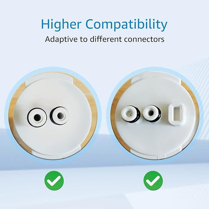 AQUA CREST RC EZ 4 Water Filter, Replacement for Culligan® RC-EZ-4, US-EZ-4, RC-EZ-3, DuPont® WFQTC30001, WFQTC70001, 3000QT Filter, 2K Gallons, 2 Pack