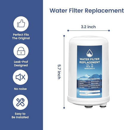 K8 Water Filter Replacement Cartridge Compatible with Enagic Kangen Leveluk F8 and HG-N water filters on K8, SD501, and JRIV machines Alkaline Water System, 1 Pack