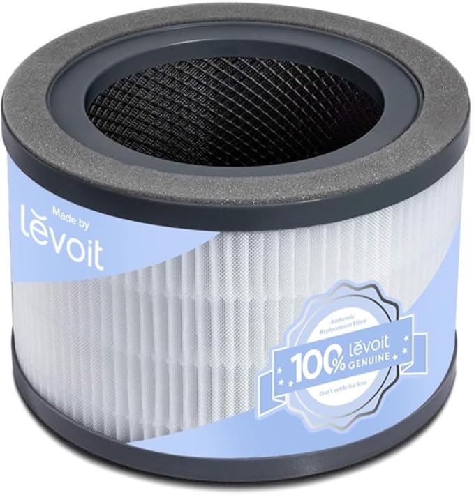 Levoit Vista 200 Air Purifier Genuine Replacement Filter, 1 Pack | High-Efficiency Activated Carbon for Removal of Smoke, Odor, Allergens, Pollen, Vista 200-RF, Black