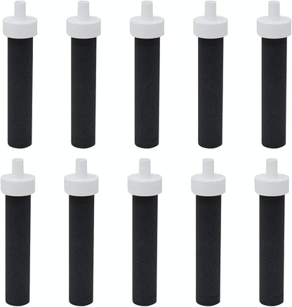 Fette Filter Replacement Filters for Brita Water Bottles – BPA Free Water Filters Compatible with Brita Hard-Sided Bottles & Sport Sided Bottles – Compare to Part #BB06. (Pack of 10)