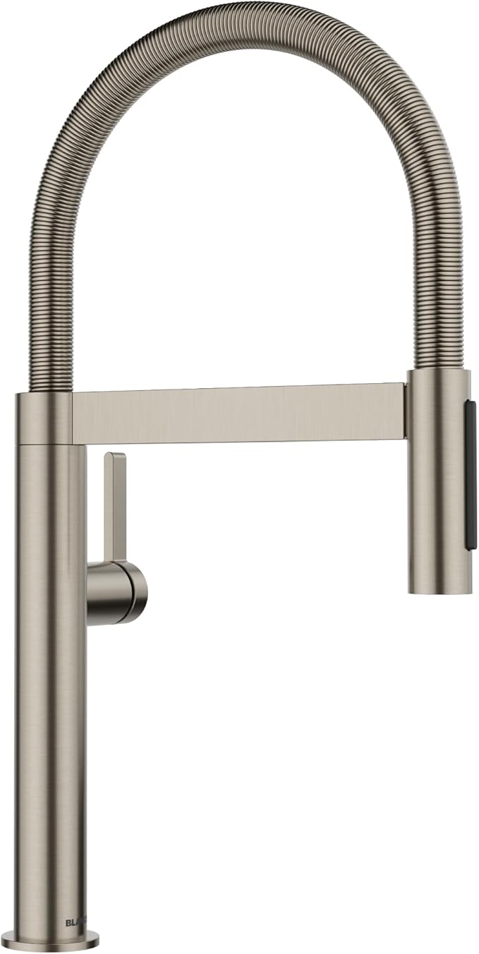 Blanco 443253 Culina II Mini Semi-Pro Kitchen Faucet - 1.5 GPM - Satin Platinum