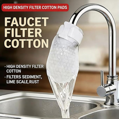 2026 New Faucet Filter Cotton Bag, 100Pcs Faucet Filter Bag for Filtering tap Water, Cotton Filter Bag for Faucet, Kitchen Sink