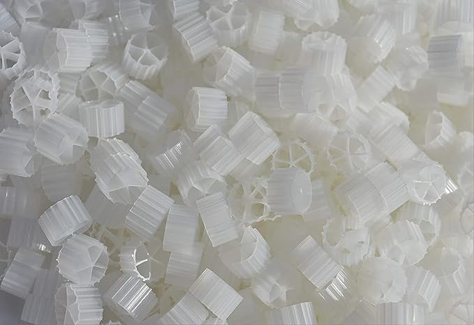 K2 Bio Media Plus Filter Media Moving Bed Biofilm Reactor (MBBR) for Aquaponics, Aquaculture, Hydroponics - Ponds - Aquariums by Whole Koi Farm, (6 Cubic Feet)