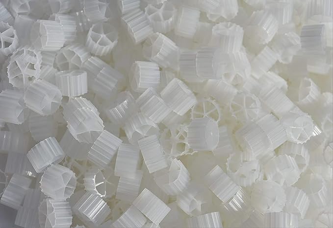 K2 Bio Filter Media Moving Bed Biofilm Reactor (MBBR) for Aquaponics, Aquaculture, Hydroponics - Ponds - Aquariums by Whole Koi Farm, (6 Gallons)