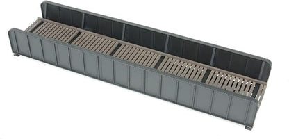 Walthers Cornerstone 70' Single-Track Railroad Through Girder Bridge 933-4502 HO Scale Model Railroad - Structure Kit