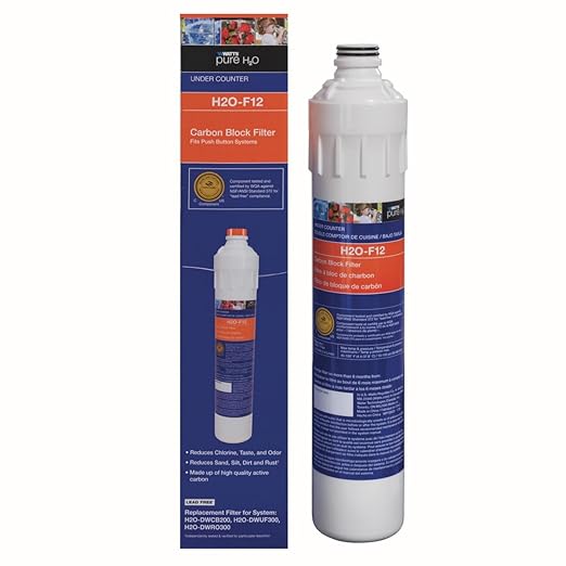 Watts Pure H2O Carbon Block Replacement Filter For Under Sink