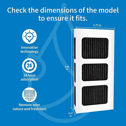 FPPWFU01 & PAULTRA2 Water & Air Filter replacement Combo (2+2 Pack) | Compatible with Frigidaire FPPWFU01, PurePour PWF-1, EPPWF01 and PureAir Ultra II PAULTRA2 Water & Air Filter