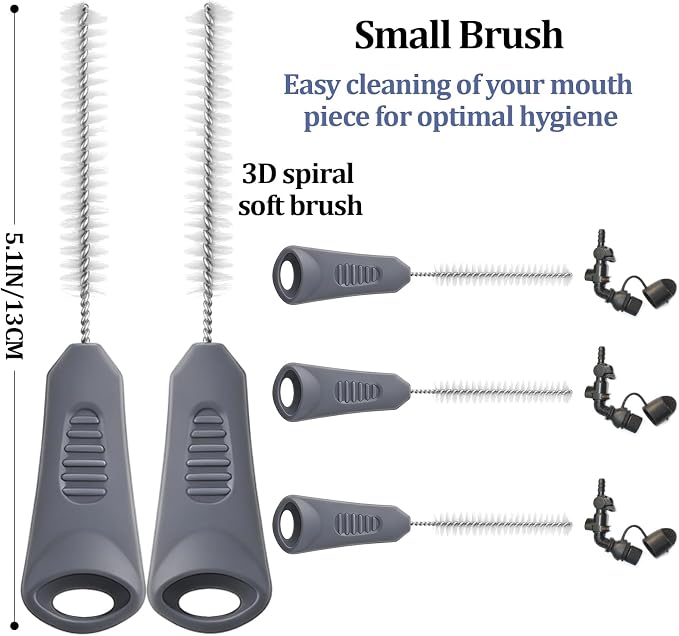 Patelai 8 in 1 Hydration Bladder Cleaning Kit Includes 3 Different Brushes and Drying Collapsible Bladder Frame, Water Reservoir Backpack Cleaning Kit