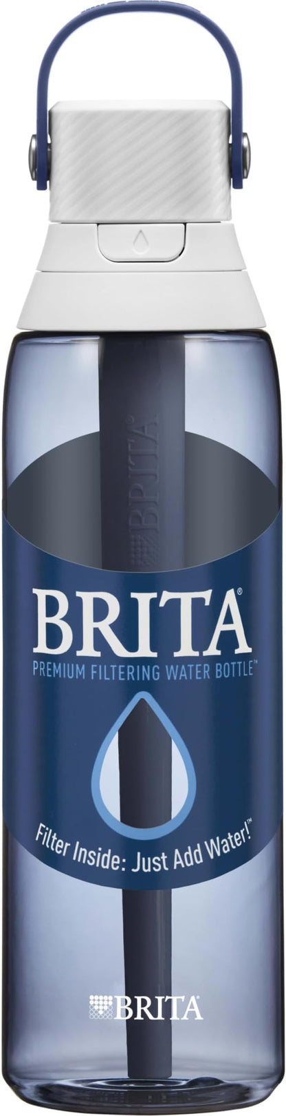 Brita 36386 Premium Water Filter Bottles, 26oz, Night Sky