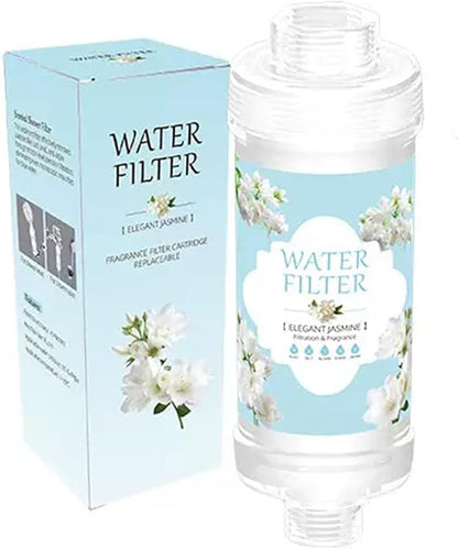 Shower Filter Vitamin C for Hard Water Filter Shower Aromatherapy Replacement Cartridge Bathroom Accessories Remove Chlorine Fluoride Heavy Metals Improves Skin Condition Protects Hair Jasmine