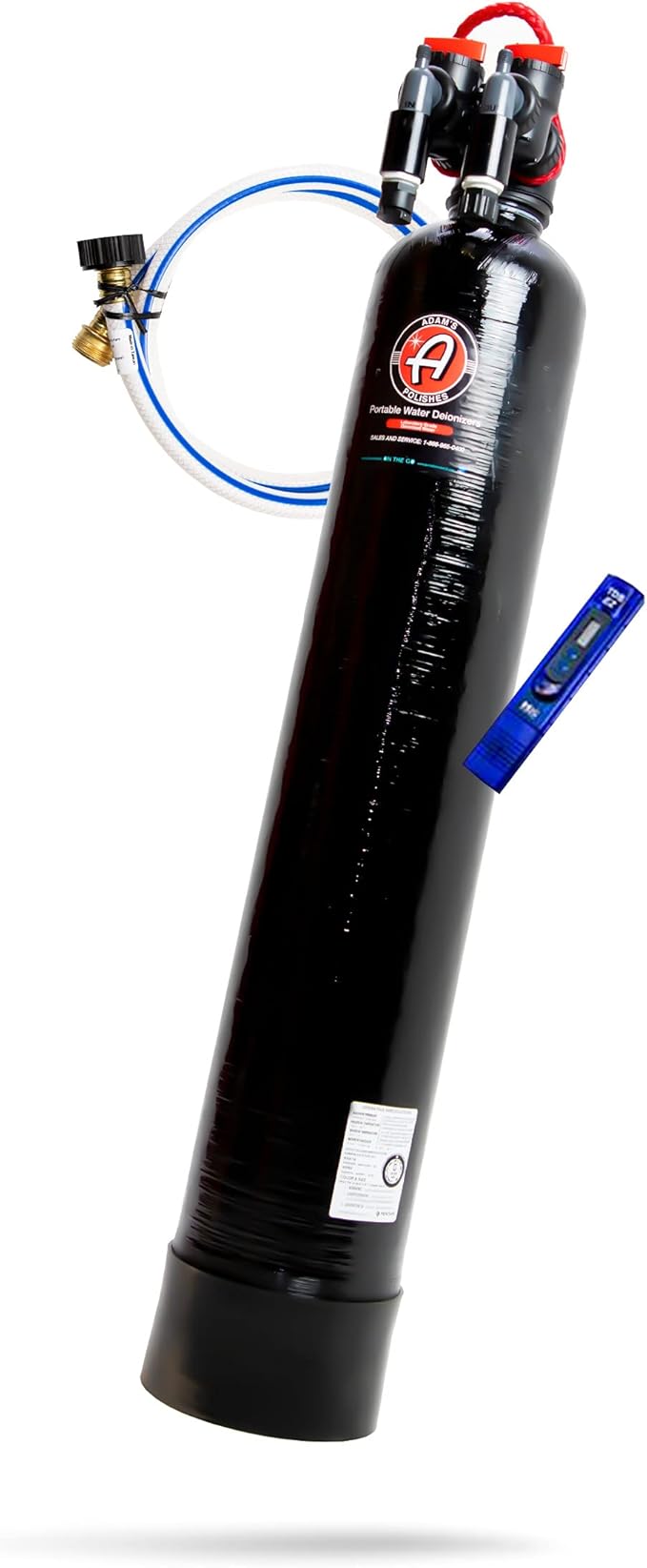 Adam's Polishes Portable Spotless Water Deionizer - Eliminates Water Spots, Spotless Rinse Touchless Detailing - Easy to Use Attaches to Regular Garden Hose (Pro Deionizer)