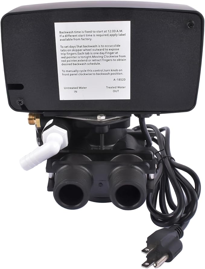 5600 Water Softener Timer,110V 12 Day Timer Control Valve for Water Filter Softener Resin Tanks 9''-11'' Diameter,Water Softener Control Valve Automatic Operating Mode 3w