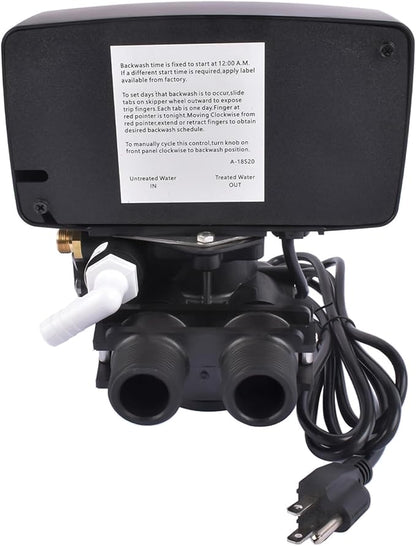 5600 Water Softener Timer,110V 12 Day Timer Control Valve for Water Filter Softener Resin Tanks 9''-11'' Diameter,Water Softener Control Valve Automatic Operating Mode 3w