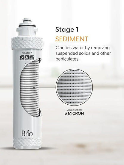 Brio 4-Stage Filter Replacement Kit for Ultrafiltration Water Cooler Dispensers