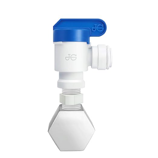 TANK-14 14 Gallon Pre-pressurized Reverse Osmosis Water Storage Tank & APEC Tank Ball Valve with 3/4 inch NPTF and 3/8” Output (TBVAL34-38 for Upgraded System)