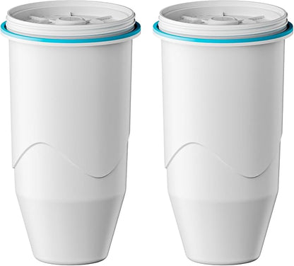 Compatible with Zero Pitcher and Dispenser ZR-001, 2 Pack | Compatible with Zero Pitcher and Dispenser ZR-001 ZR-004 ZP-006 ZR-017, 0 TDS, Reduce Lead, Mercury, Chlorine and Contaminant