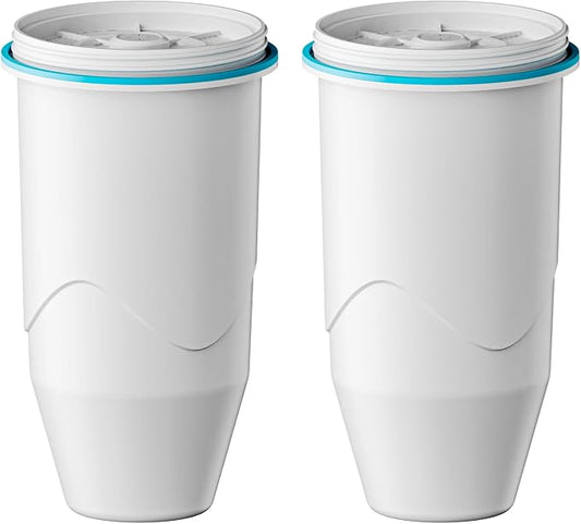 Compatible with Zero Pitcher and Dispenser ZR-001, 2 Pack | Compatible with Zero Pitcher and Dispenser ZR-001 ZR-004 ZP-006 ZR-017, 0 TDS, Reduce Lead, Mercury, Chlorine and Contaminant