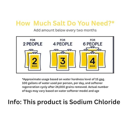 Clean and Protect Water Softener Salt Pellets 3-Pack 40 lb Bags 120 lbs Total Reduces Scale
