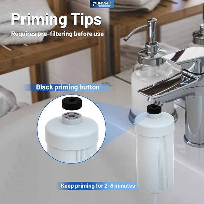 PF-2 Fluoride Purification Elements, 5-Stage Water Filter Replacement, Filtration Compatible with Berlkey® Big, Waterdrop® Gravity Water Filter Systems, NSF Certified (2 Pack)
