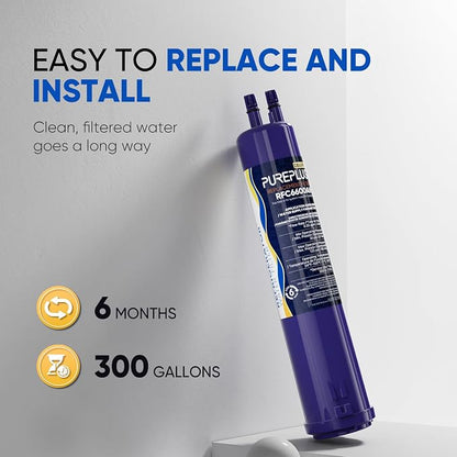PUREPLUS Compatible with 4396841, 4396710, Everydrop® Filter 3, EDR3RXD1, 46-9083, 46-9030, 9030, 9083, Refrigerator Water Deluxe Filter, 3Pack